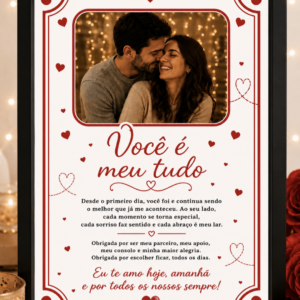 Quadro A4 Personalizado